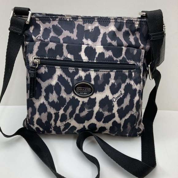 Handbags - ✨️🍍 COACH ocelot print nylon animal print  crossbody bag ✨️🍍
